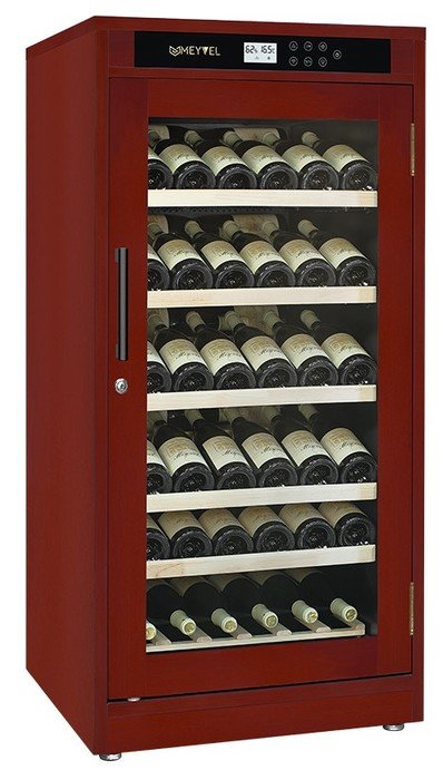 Отдельностоящий винный шкаф 51-100 бутылок MEYVEL MV69-WM1-M (Mahogany)