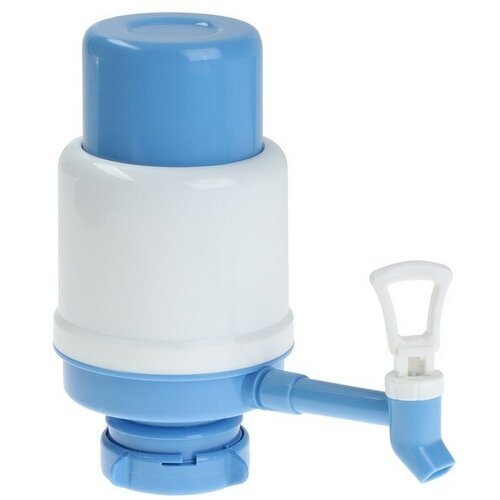 Помпа для воды LESOTO Comfort, механическая, под бутыль от 11 до 19 л, голубая