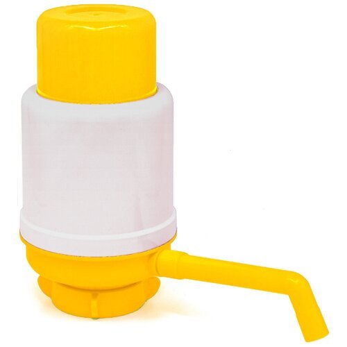 Помпа механическая для бутылей 19 л, для воды, цвет желтый