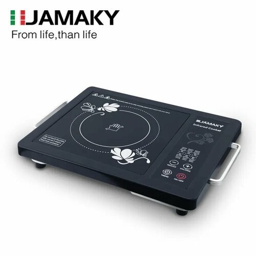 Инфракрасная настольная плита 'JMK-7001' от бренда 'DSP', две ручки, 4 сенсорные кнопки, таймер на 15,30,90,120 минут.