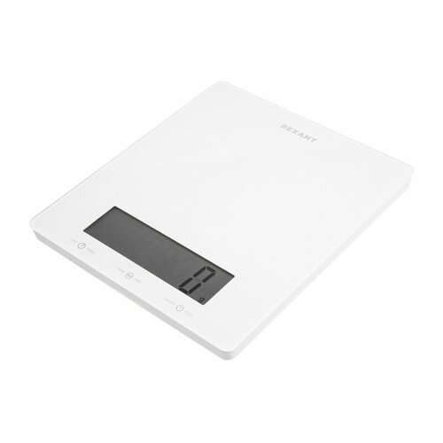 Весы кухонные REXANT мультифункциональные, белые/стекло/до 5 кг 72-1007