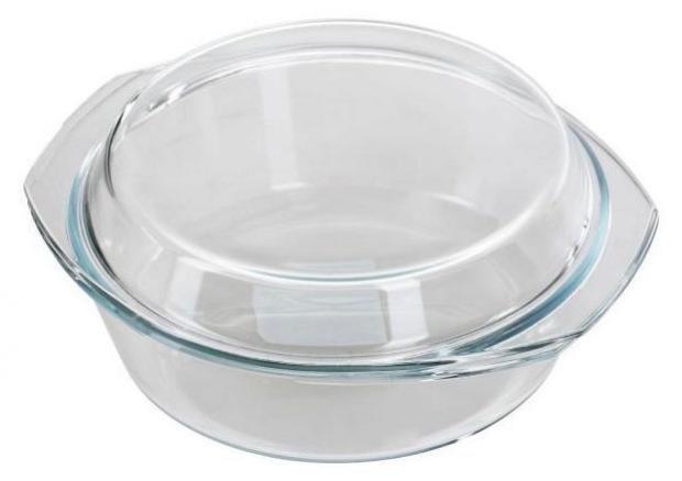 Форма для запекания Appetite стеклянная круглая, 2 л