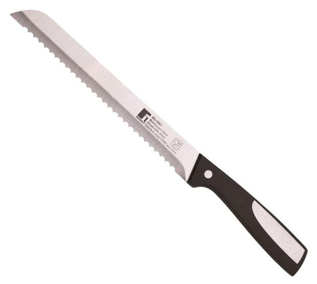 Нож для хлеба Bergner Resa нержавеющая сталь, 20 см