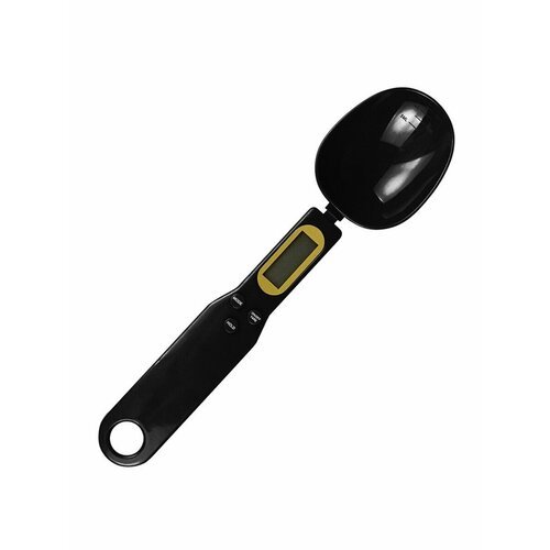 Кухонная цифровая ложка-весы с ЖК дисплеем / Digital Spoon Scale AA2, черный/ Электронная мерная ложка-весы