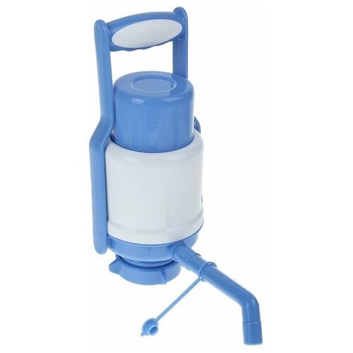 Помпа для воды LESOTO Universal, механическая, под бутыль от 11 до 19 л, голубая