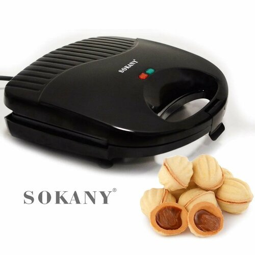 Орешница электрическая 'Sokany' / Для выпекания вафельных орешков / С антипригарным покрытием / 750Вт.