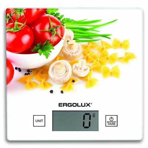 Весы кухонные ERGOLUX ELX-SK01-С36 паста, томаты и грибы до 5 кг
