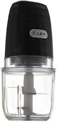 Мини-мельничка LEX LXFP 4301 стеклянный (темно-серый)