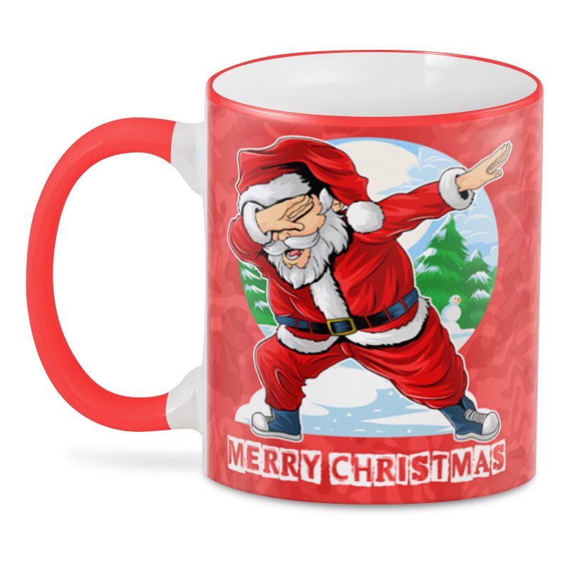 Printio 3D кружка Santa dab