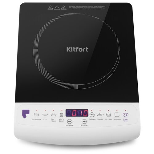 Электрическая плита Kitfort КТ-101, черный