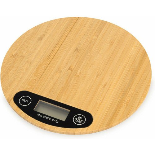 Бамбуковые кухонные весы Scale, натуральный