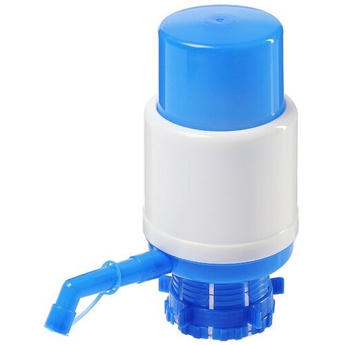 Luazon Home Помпа для воды Luazon, механическая, средняя, под бутыль от 11 до 19 л, голубая