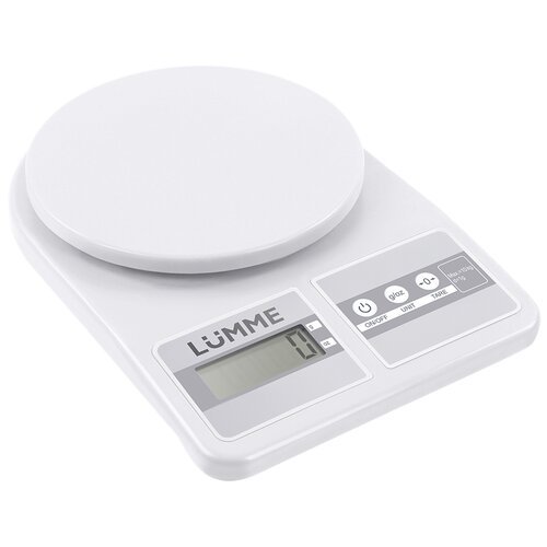 Весы LUMME LU-1348 кухонные 10кг сенсорные Белый жемчуг