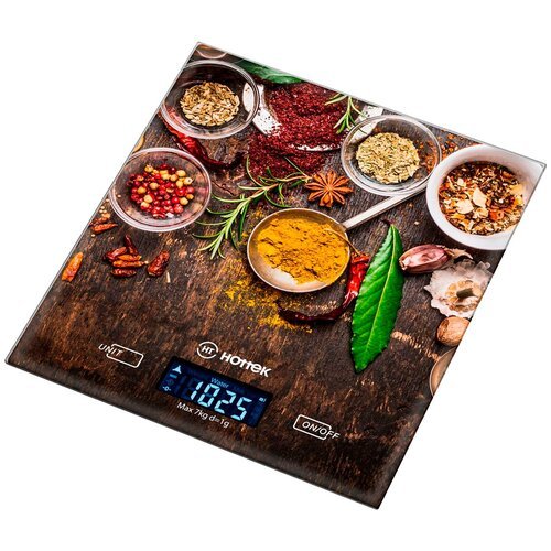 Кухонные весы Hottek HT-962-022 разноцветный