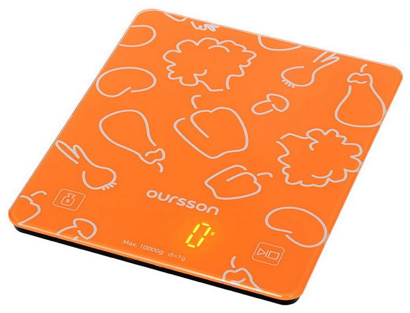 Кухонные весы Oursson KS1001GD/OR Оранжевый