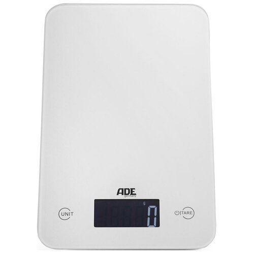 Электронные Кухонные весы ADE KE915 Slim white, белый